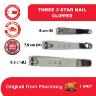Three 3 star nail clipper