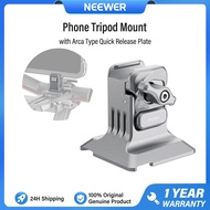 NEEWER Phone Tripod Mount ขาตั้งโทรศัพท์แบบขาตั้งกล้อง พร้อมฐานแบบ Arca แคลมป์ปลดเร็ว เข้ากันได้กับก