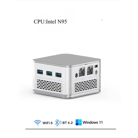 Mini PC T9 Plus Intel Alder Lake N95 16GB RAM 256GB/512GB/1TB SSD Windows 11 Pro Small Pocket Comput