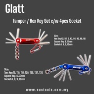 [TELIDA] Hex Key Set / Torx Key Set c/w 4pcs socket set