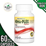 NaturesPlus, Hema-Plex, 60 Fast-Acting Capsules