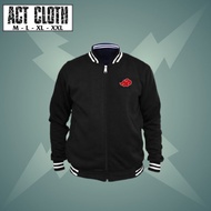 AKATSUKI BASEBALL JACKET WITH CHEST LOGO