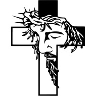 Vinyl Stickers for Rearview Mirror, Laptop, Water Bottles, Car Stickers, Jesus Stickers, Christian c