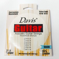 Davis Acoustic Guitar Strings ( Phosphor Bronze)