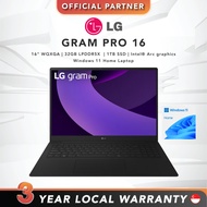 [FAST SHIP] LG Gram Pro 16 | 16" WQXGA | U7 255H | 32GB | 1TB SSD | Intel Arc | Win 11 Home Laptop (