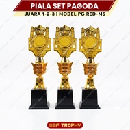 PG RED-M5 Pagoda Cup Set 1st-2nd-3rd Place