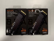 [全新正貨] 最新版本 Western Digital WD BLACK SN850X SN850 NVMe SSD 1TB with Heatsink 7300Mb/s 配備散熱片 固態硬碟 (適合PlayStation 5)