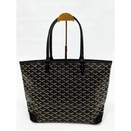 Goyard tote bag leather