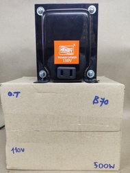 หม้อแปลง แปลงไฟ 220- 100v 110v เครื่องญี่ปุ่น เครื่องอเมริกา 100w -500w