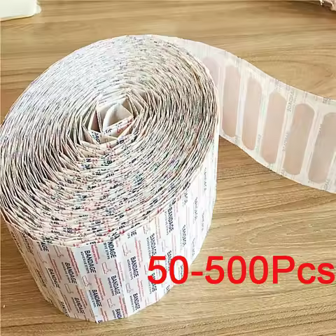 50-500Pcs Breathable Band Aid Waterproof Bandage First Aid Wound Dressing Medical Tape Wound Plaster
