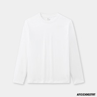 ewr Áo Phông Nam Dài Tay 5S FASHION Cổ Tròn Trơn Basic Co Giãn Thoải Mái Giữ Ấm (ATO23002) 234