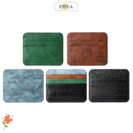 EWEA Card Holder, PU Leather Ultra-thin Credit Card Sleeve, Organizer Wallet Double-sided Coin Pouch