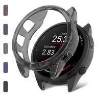 Transparent TPU Case Cover for Smartwatch Garmin Forerunner 165/Forerunner 165 Music Screen Protecto