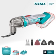 TOTAL Li-ion Multi Tool (20V) 6Speed (Adjustable) + Scraper + Saw Blade (2 Pcs) + Sanding Paper P20S