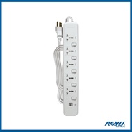 Royu 5 Gang Power Extension Cord with Individual Switches - REDEC725