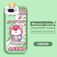 （Lokal Ready)Hontinga Case Casing Ponsel Untuk hp OPPO A3S A12E Realme C1 Casing Terbaru Kartun Imut