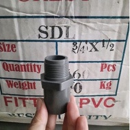 3/4 x 1/2" external thread socket | 3/4" x 1/2" external thread socket