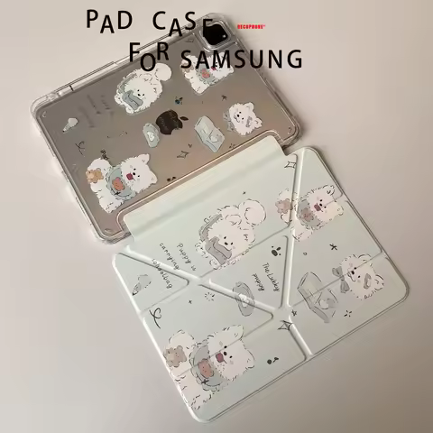 For Samsung Galaxy Tab A8/A9/A11+FE LITE PLUS/Galaxy Tab S6 Lite/S7/S8/S9/S10+ FE "cute puppy" 3+Y-f