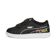 PUMA KIDS - รองเท้าผ้าใบเด็ก Smash v2 Home School สีดำ - FTW - 38620001