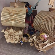 木製海賊王模型（千陽、梅麗號）