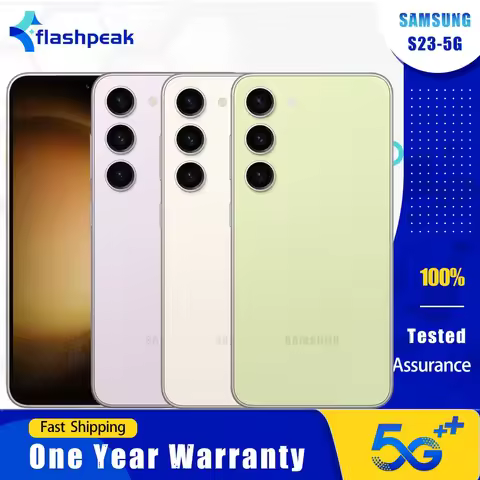 Original Samsung Galaxy S23 5G S911U1 6.1" ROM 128/256GB/ RAM 8GB Snapdragon NFC Octa Core Original 