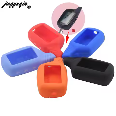 jingyuqin B9/B6 Silicone Case Key Cover for Starline B91/B61/A91/A61 KGB FX-5 Jaguar ez-one LCD Keyc