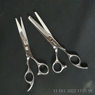 Toni Japanese steel hair trimming scissors set & guy HQ-001