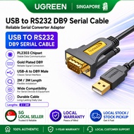UGREEN USB to RS232 DB9 Serial Male Converter Adapter Cable 2m with PL2303 Chipset Gold Plated