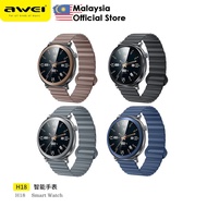 Awei H18 AMOLED HD Screen Display Smart Watch Health Bluetooth Call Waterproof Outdoor SmartWatch Ma