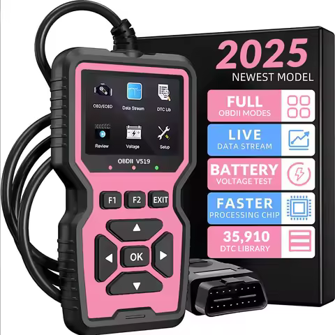 Obd2 Diagnostic Scanner with the Ability to Read and Clear Fault Codes, Check I/M Readiness Status,