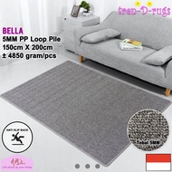 Tren-D-rugs Karpet Polos Lantai Ruang Tamu Ruang Tidur Permadani Bulu Minimalis Anti slip 150 cm x 2