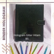 Glitter Hologram Binder A6 (6 rings) A5 (20 rings) B5(26 rings)
