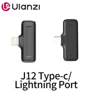 Ulanzi j12 Lavalier Microphone Receiver Lightning Android Port input 88