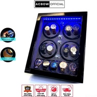ACBOW Mechanical Watch Rotating Cabinet 8 Rotating Compartments + 5 Storage Compartments W0805DX wit