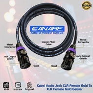Canon XLR Female Professional Audio Cable GLD to XLR Female GLD GEISLER - JAPAN STANDARD - JUAN
