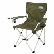 Coleman JP Resort Chair เก้าอี้ โคลแมน ใหญ่ พกพา มีที่วางแขน ที่วางแก้ว ถุงเก็บ by Jeep Camping