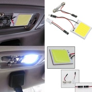 BHKASDI หลอดไฟโคมไฟทรงโดมสำหรับแผงตกแต่งภายในรถยนต์,หลอดไฟ36 LED SMD COB T10 4W 12V สีขาว/สีน้ําแข็ง