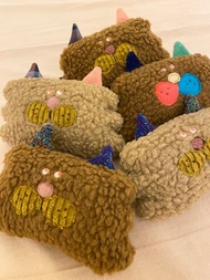 E*group  霹靂喵 杏色 手工娃娃吊飾