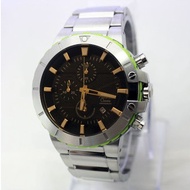 Alexandre Christie 6258 cr silver chrono Jam tangan pria original