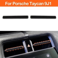 Car Dashboard Air Conditioner Middle AC Vent Grille Centeral Air Vent Outlet Trim Strip For Porsche 