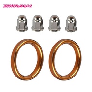 【ISHOWMAL HOT】4x Exhaust Gaskets 18291-216-000 18291-MN5-650 For  CB500/550 VF500/700/750