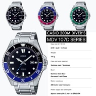 CASIO DIVER’S CASIO DURO SERIES STAINLESS STEEL ANALOGUE WATCH MDV-107D SERIES / MDV-107