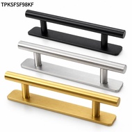 TPKSFSF98KF 1PCS Door Pulls, No-Punch Stainless Steel Stick-On Cabinet Handles, Simple Self-Adhesive