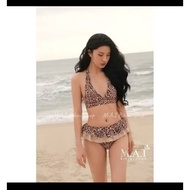 (Bikin) 2-piece leopard print bikini