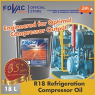 FOVAC® R18 Refrigeration Compressor Oil 32, 46 & 68 - 18 Liters