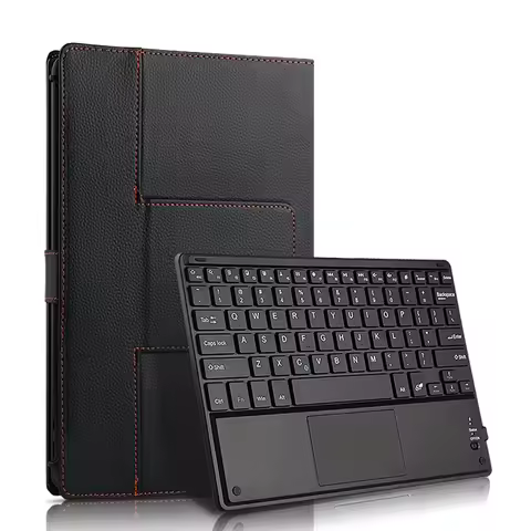 QWERTY Bluetooth Keyboard with Touchpad Universal For TCL NxtPaper Tab 11 9166G 9466X 10.95" Tablet