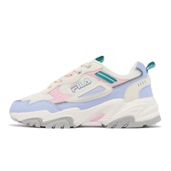 Fila Casual Shoes Ranger Beige Pink Blue Women's Daddy Heightening Sports [ACS] 5J306X135