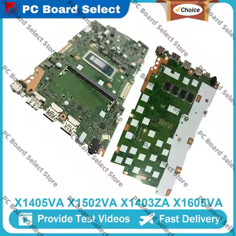 X1505VA Laptop Motherboard For ASUS VivoBook X1405VA X1605VA K3604VA K3504ZA K3704VA K3604ZA K3504VA