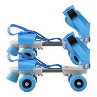 《1202》Roller Skates Girls Roller Skates Double Row Wheels Adjustable Sizes Inline Skates Easy To Wea