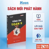Sách tổng ôn Toán 9 tập 1 & 2 Chương trình mới : Sách toán 9 ôn thi vào 10 - Moonbook